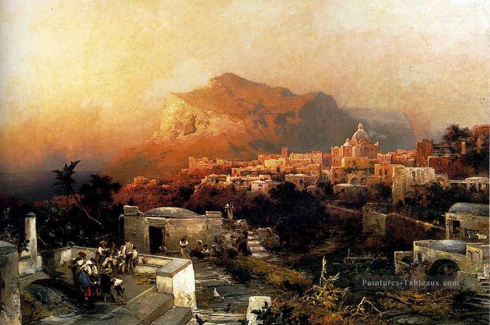 Capri paysage Franz Richard Unterberger Peintures à l'huile